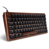 Sharkoon SKILLER SGK50 S3 Wood PBT, (holz/schwarz, DE-Layout, Gateron