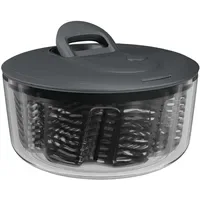 Zyliss Salatschleuder Easy Spin Ø 23 cm grau/schwarz/transparent
