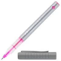 Faber-Castell Free Ink Tintenroller grau 0,7 mm, Schreibfarbe: pink,