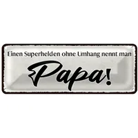 Roomando Blechschild | Einen Superhelden ohne Umhang nennt man