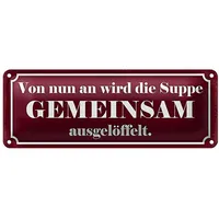 Roomando Blechschild 27 x 27cm