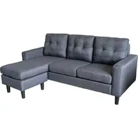 Hti-Living Ecksofa Reva Grau