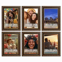 Victor Chagall Vintage Schwarz/Gold 15x20 cm 6er Set