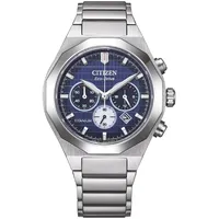 Citizen CA4691-59L Eco-Drive Herrenuhr Solar Chronograph Titan Blau