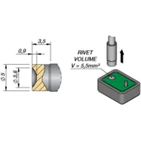 JBC Tools Lötspitze Serie C245 Sondertypen, C245053/Ø 3,8 mm,