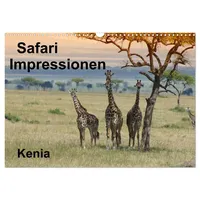 Calvendo Safari Impressionen/Kenia (Wandkalender 2026 DIN A3 quer), CALVENDO