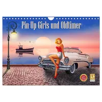 Calvendo Pin-Up Girls und Oldtimer by Mausopardia (Wandkalender 2026