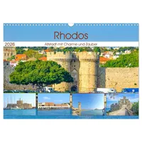 Calvendo Rhodos - Altstadt mit Charme und Zauber (Wandkalender