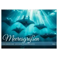 Calvendo Meeresgrößen (Wandkalender 2026 DIN A2 quer), CALVENDO Monatskalender: