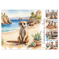 Calvendo Erdmännchen in Italien (Wandkalender 2026 DIN A2 quer),