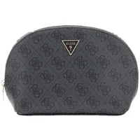 GUESS Utensilientasche Zamira Dome Cosmetic Pouch Coal Logo