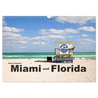 Calvendo Miami und Florida (Wandkalender 2026 DIN A3 quer),
