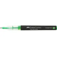 Faber-Castell Free Ink Tintenroller grau 1,5 mm, Schreibfarbe: grün,