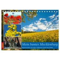 Calvendo Mein buntes Mecklenburg (Tischkalender 2026 DIN A5 quer),
