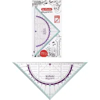Herlitz Geometriedreieck "my.pen" / 16cm / Farbe: türkis
