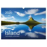 Calvendo ISLAND 2026 - Faszinierende Landschaften (Wandkalender 2026 DIN