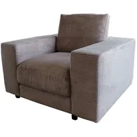 KAWOLA Sessel MADELINE Cord taupe