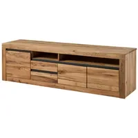 Massivmoebel24 Montreux TV-Lowboard 185x45x55 cm Eiche Natur Geölt Massivholz