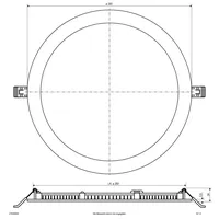 EVN LED-Einbaupanel LTR300925