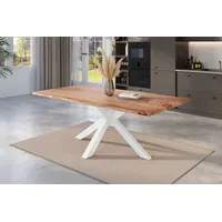 Ab:stil.art.moebel Esstisch 220 x 77 x 100 cm weiß