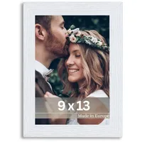 Victor Klee Bilderrahmen modern Shabby Weiß 9x13 cm 2er