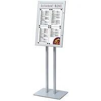 Showdown Displays Speisekartenkasten freistehend LED