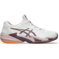 Asics Damen Tennisoutdoorschuhe COURT FFTM 3 CLAY, WHITE/WATERSHED ROSE,