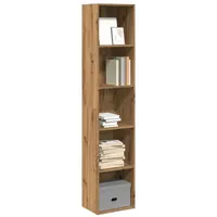 VidaXL Bücherregal Artisan-Eiche 40x30x189 cm Holzwerkstoff