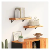 VidaXL Wandregal 60 x 30 x 2,5 cm Braun