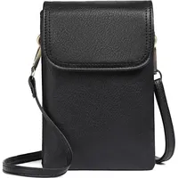 Luxuskollektion Damenhandtasche Crossbody Schultertasche Retro-schwarz