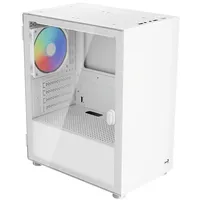 AeroCool PC Gehäuse CS-111-G-WT-v1 Mini-Tower Weiß