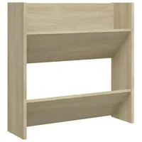 VidaXL Wand-Schuhschrank Sonoma-Eiche 60x18x60 cm Holzwerkstoff