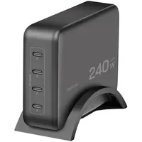 Logilink PA0353 - GaN, (Galliumnitrid) Smart-Ladegerät 240W, 4X USB-C