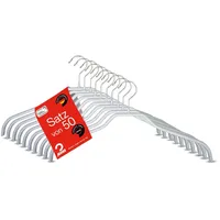 MAWA Design MAWA Kleiderbügel, für Oberteile Silhouette F, weiß,