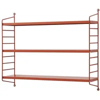 [en.casa] Modulares Wandregal Strängnäs Ziegelrot