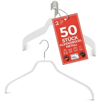 MAWA Design MAWA Kleiderbügel, für Oberteile Silhouette F, weiß,