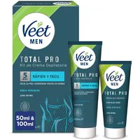 Veet Men Intim-Haarentfernungs-Set - Enthaarungscreme für den Intimbereich, für