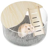 Luxuskollektion Hamster Sandbad Acryl Raum Katzenklo Mäuse Lemminge Rennmäuse