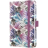 Sigel Wochenkalender Jolie ca. A6 Hardcover Violet Jungle Fever