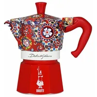 Bialetti Italienische Kaffeemaschine Bialetti Moka Express D&g 3t Aluminium