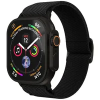 VONMÄHLEN Classic Nylon Loop Armband Apple Watch Ultra (Schwarz)