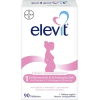 Bayer Elevit 1 Kinderwunsch & Schwangerschaft Tabletten 90 St
