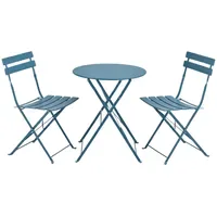 [en.casa] Bistroset Caprile 3-tlg. Türkis