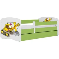 Raumhirsch furniture Kinderbett Bagger 80 x 160 cm Holzwerkstoff