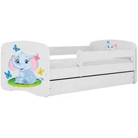 Raumhirsch furniture Kinderbett Elefant 80 x 180 cm Holzwerkstoff