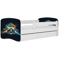 Raumhirsch furniture Kinderbett 80 x 160 cm Holzwerkstoff weiß