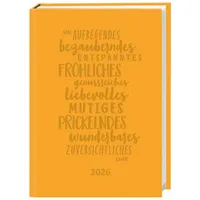 Athesia Kalenderverlag Tischkalender Kalenderbuch A6 gelb 2026