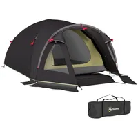 Outsunny Campingzelt für 4 Personen leicht, stabil wasserdicht UV