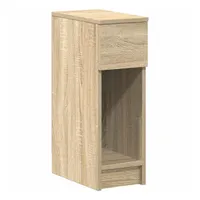 VidaXL Nachttisch mit Schublade Sonoma-Eiche 20x36x60 cm