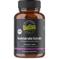 Biotiva Teufelskralle Extrakt Kapseln Bio 72 g
